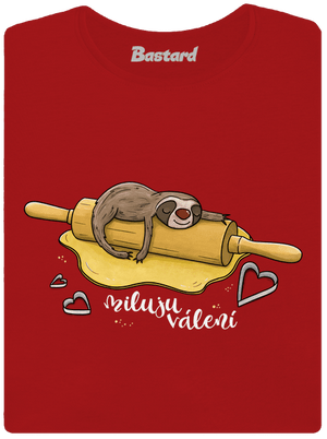 Miluju válení dámské tričko premium Red Mal