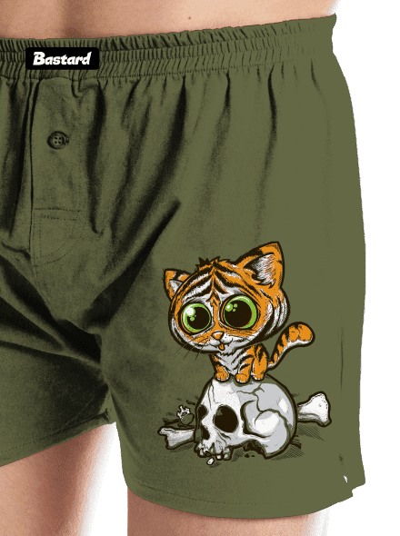 Tygřík pánské trenky Khaki