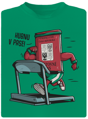 Hubnu v pase dětské sportovní tričko Kelly Green Mal