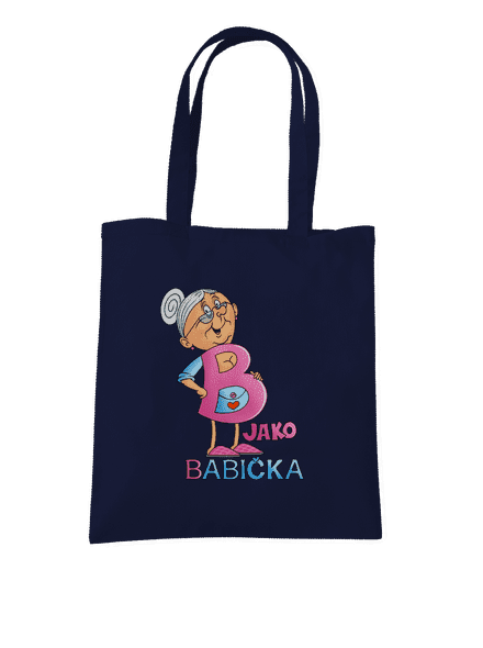 B jako babička taška French Navy