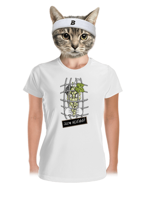 Nevinný Hrozen dámské sportovní tričko White