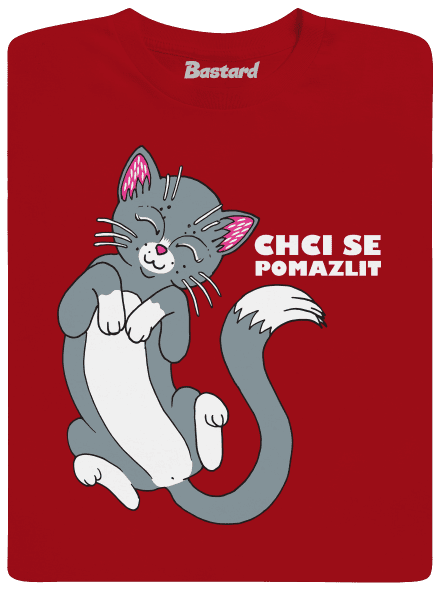 Chci se pomazlit dětské tričko Red