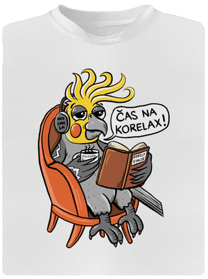 Korelax dětské sportovní tričko White