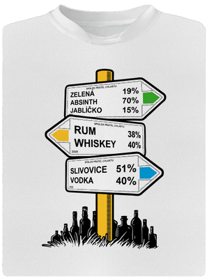Rozcestník pánské sportovní tričko White