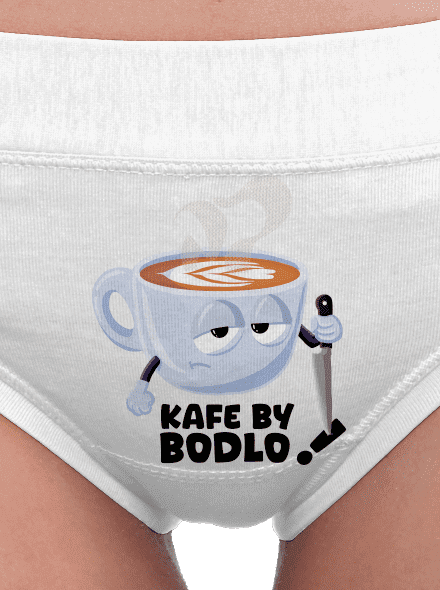 Kafe by bodlo dámské kalhotky White