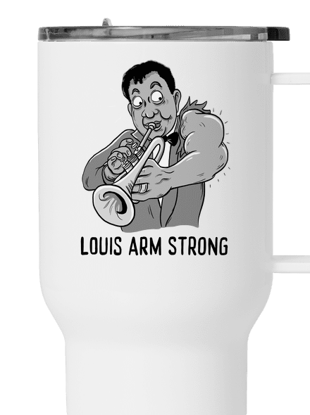Louis Armstrong termohrnek White
