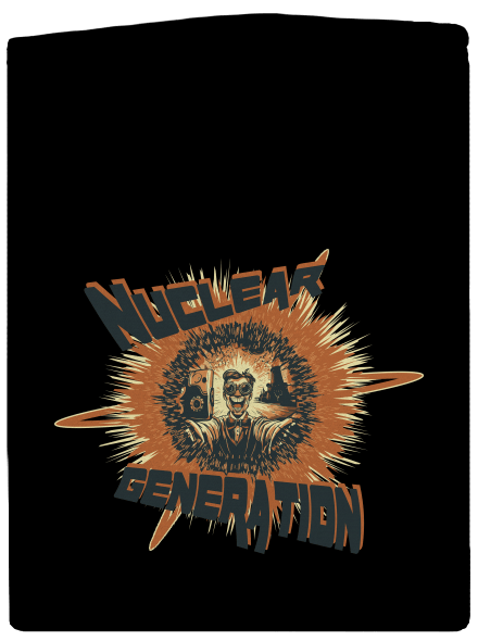 Nuclear generation 2 pánská mikina na zip Black