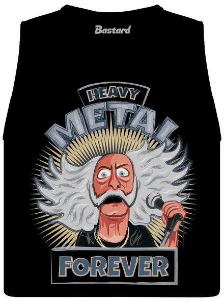 Heavy metal forever dámské tílko volné Black