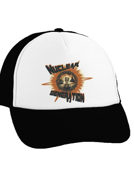 Nuclear generation 2 kšiltovka truckerka Black cap