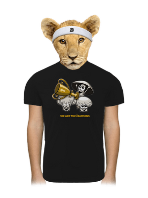 Žampioni dětské sportovní tričko Black