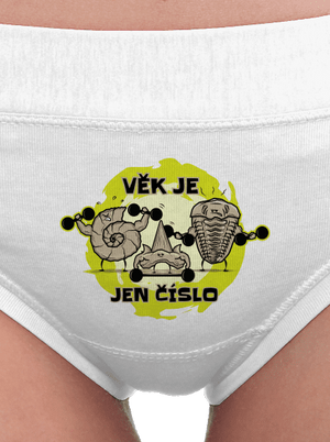 Věk je jen číslo dámské kalhotky White