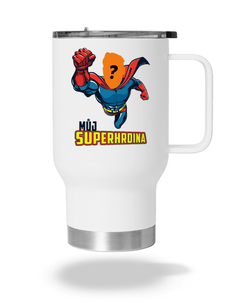 Můj superhrdina termohrnek White