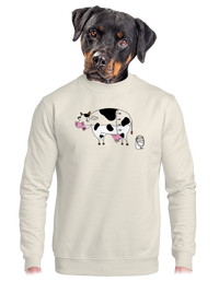 unisex mikina bez kapuce