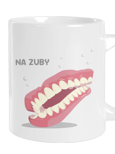 Hrnek na zuby velký hrnek White