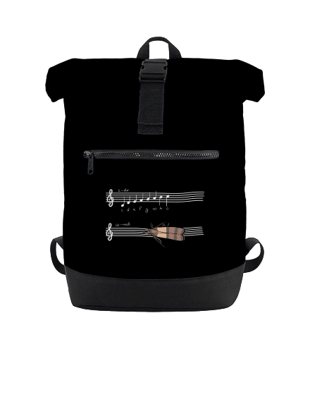 A - moll batoh Black