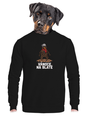 unisex mikina bez kapuce