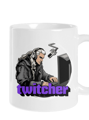 Twitcher klasický hrnek White