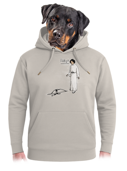 Luke a Leia unisex mikina premium Pastel Macchiato