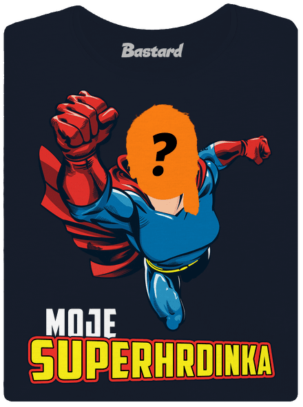 Moje superhrdinka dámské tričko premium Navy Mal