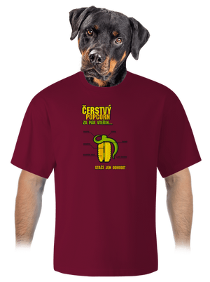 Čerstvý popcorn unisex tričko oversized Garnet
