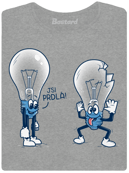 Prdlá dámské tričko Dark Gray Melange