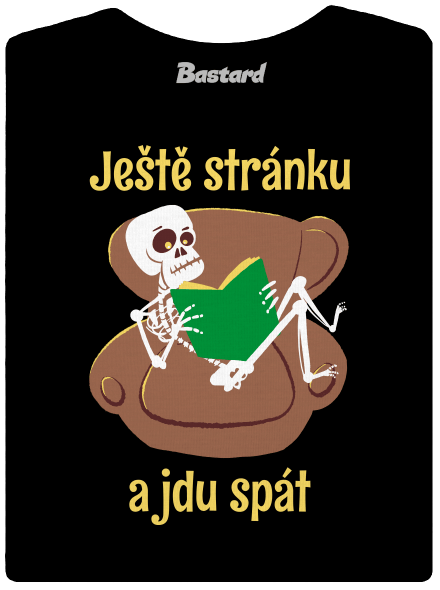 Ještě stránku dámské tričko s lemem Black