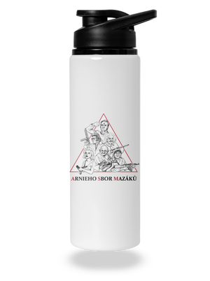Arnieho sbor mazáků  lahev na vodu White