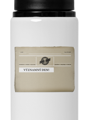 Věštecké listy lahev na vodu White