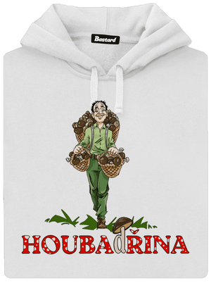 Houbadřina dámská mikina klokanka White