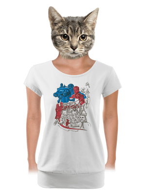 dámské tričko s lemem