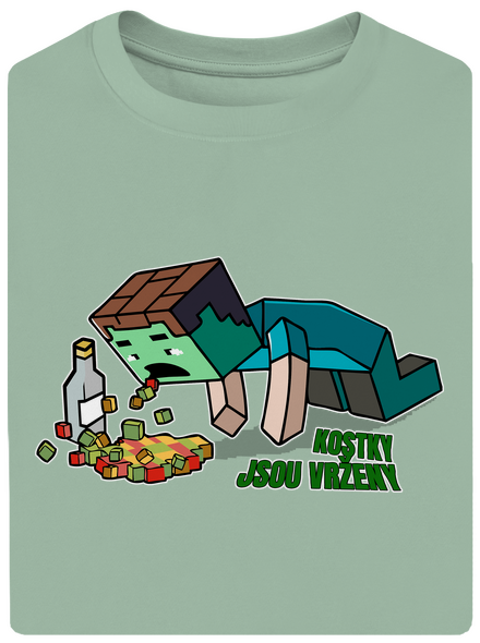 Kostky jsou vrženy unisex tričko oversized Sage
