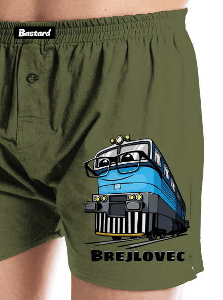 Brejlovec pánské trenky Khaki