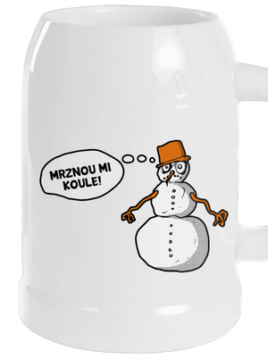 Mrznou mi koule půllitr White