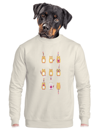 unisex mikina bez kapuce