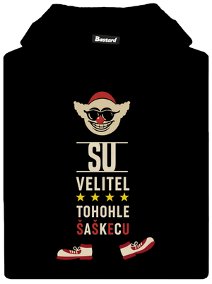 Velitel šaškecu dětská mikina klokanka Black