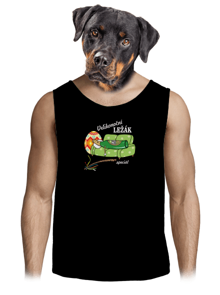 Velikonoční ležák pánské tílko Black