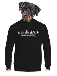 unisex mikina bez kapuce