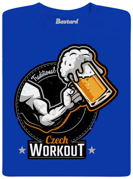 Czech Workout pánské dlouhý rukáv Royal Blue