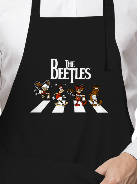 Beatles zástěra Black