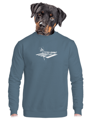 unisex mikina bez kapuce