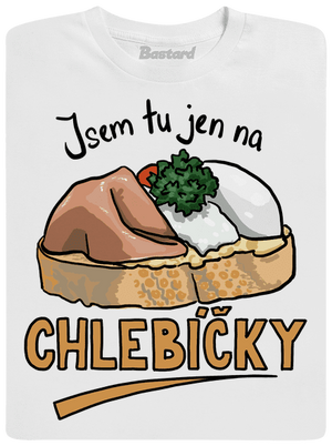 Na chlebíčky dětské tričko White