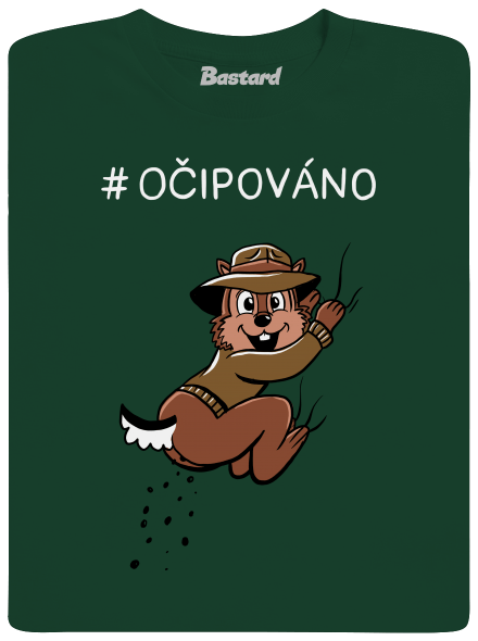 Očipováno pánské dlouhý rukáv Bottle Green