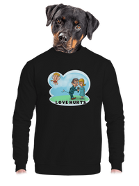 unisex mikina bez kapuce