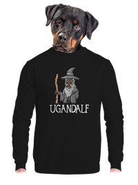 unisex mikina bez kapuce