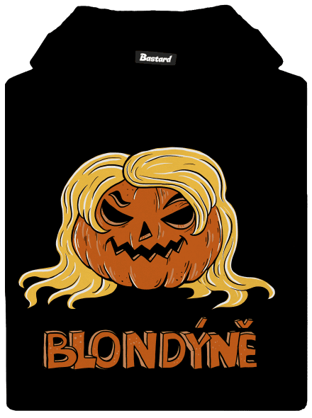 Blondýně dětská mikina klokanka Black