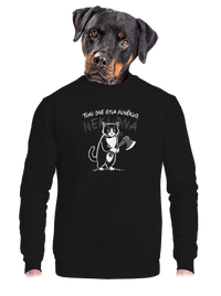 unisex mikina bez kapuce