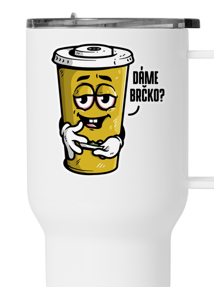 Dáme brčko? termohrnek White