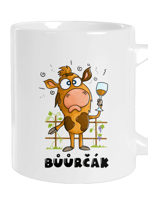 Bůůrčák velký hrnek White