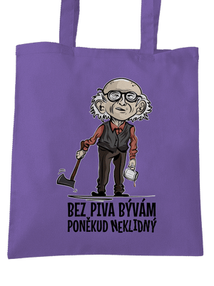 Neklidný bez piva taška Violet