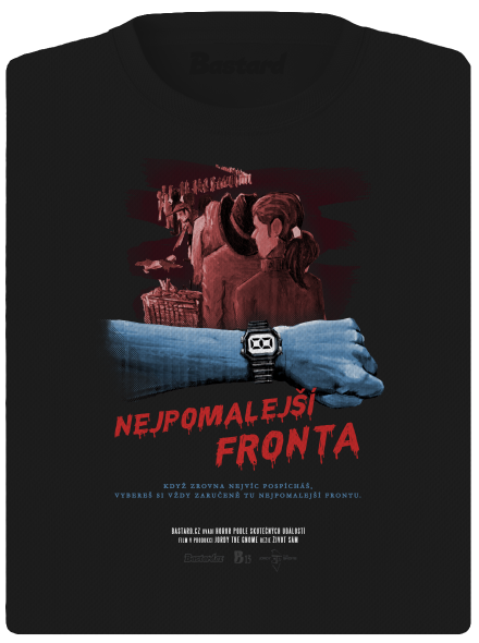 B13: Nejpomalejší fronta dámské sportovní tričko Black
